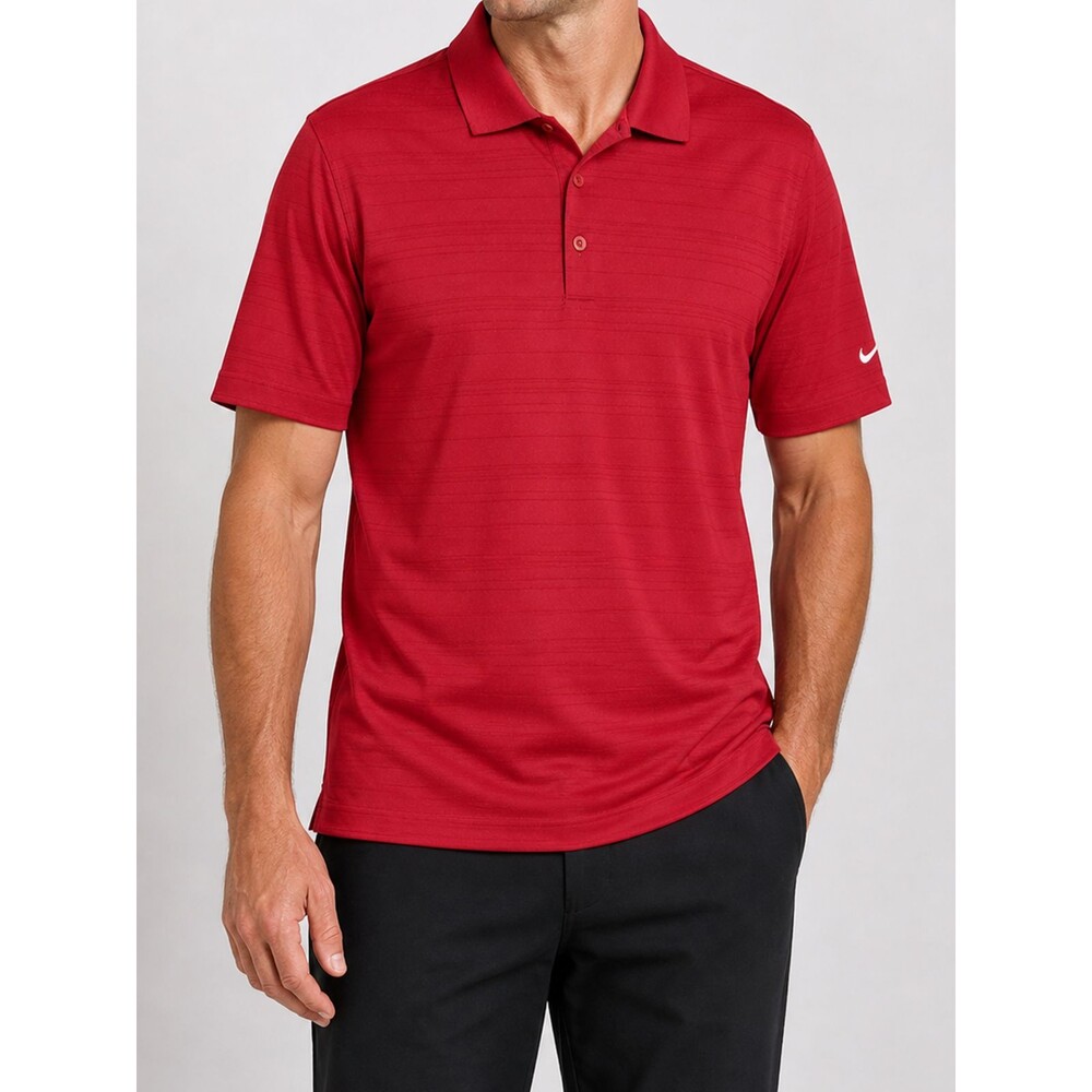Nike Golf Dri-FIT Polo Red Mens Large Performance Shirt